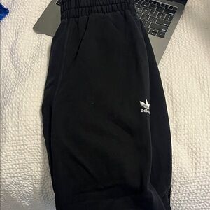 Adidas  Black Sweatpants with Logo